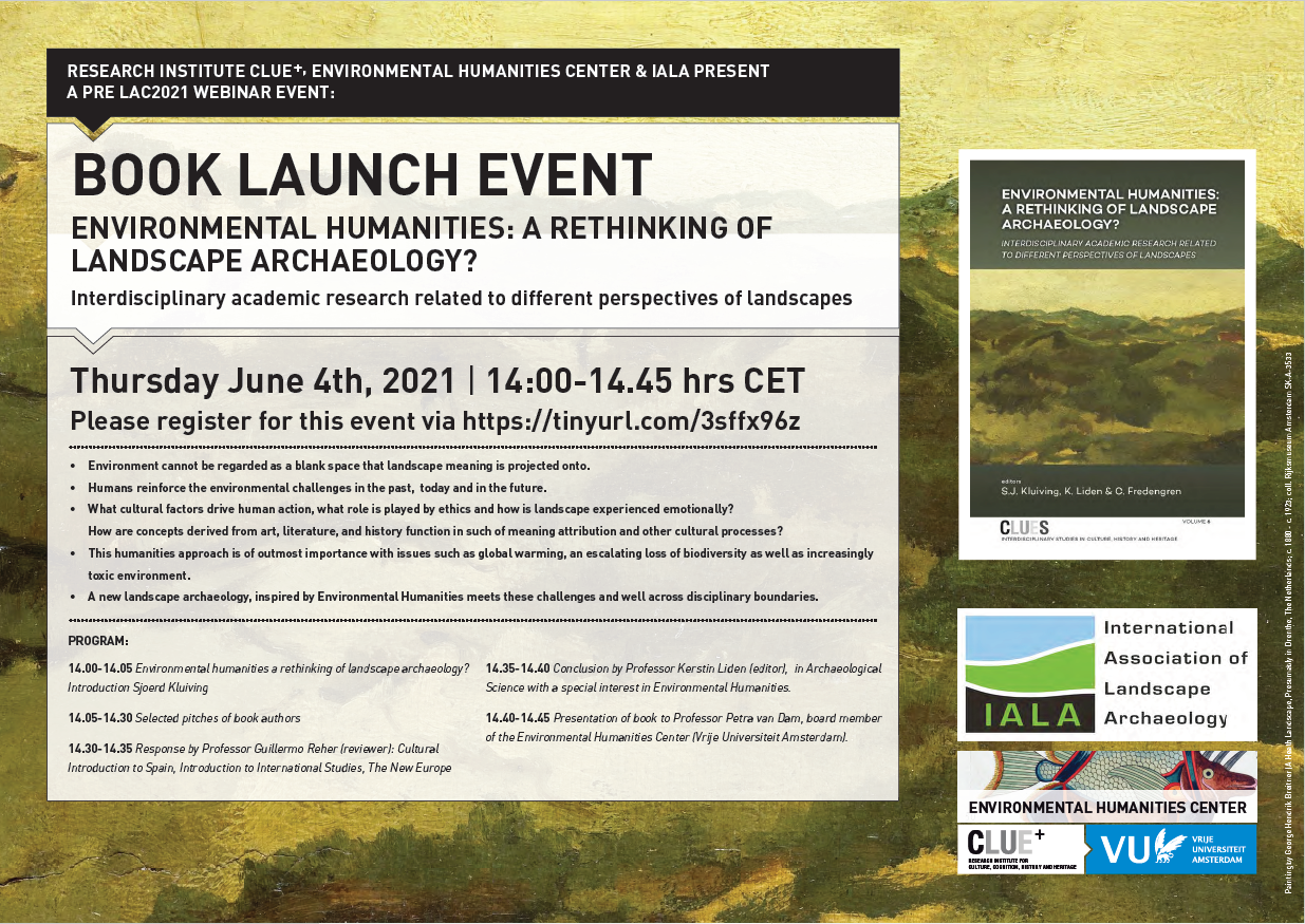 Online book launch: “Environmental Humanities: a Rethinking of Landscape Archaeology?”